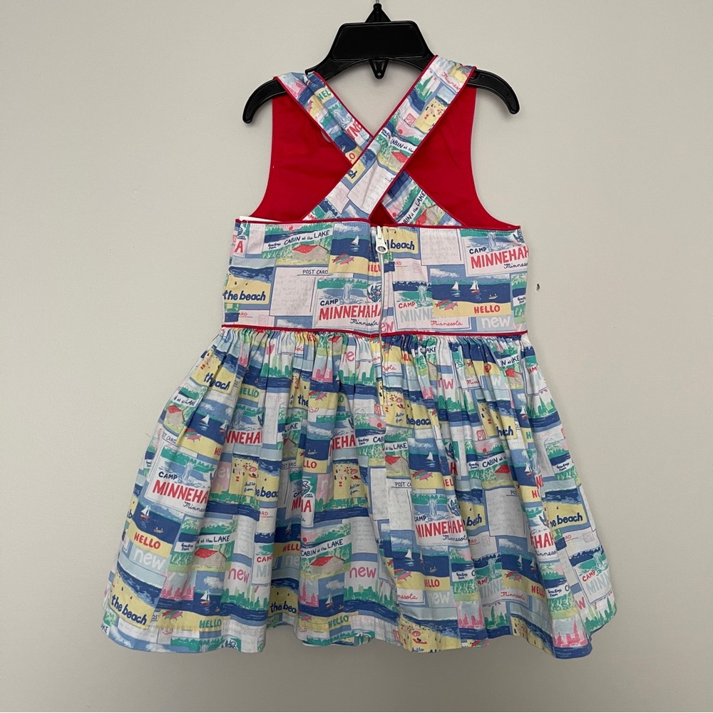 OshKosh Genuine Kids Minnesota Summer Postcard Dress Size 3T - Picture 3 of 10